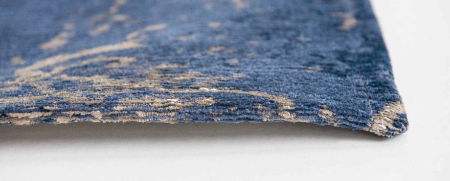Louis De Poortere tapete LX 8629 Mad Men Cracks Abyss Blue side