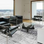 Louis De Poortere tapete LX 8926 Mad Men Griff Metro Black and White interior