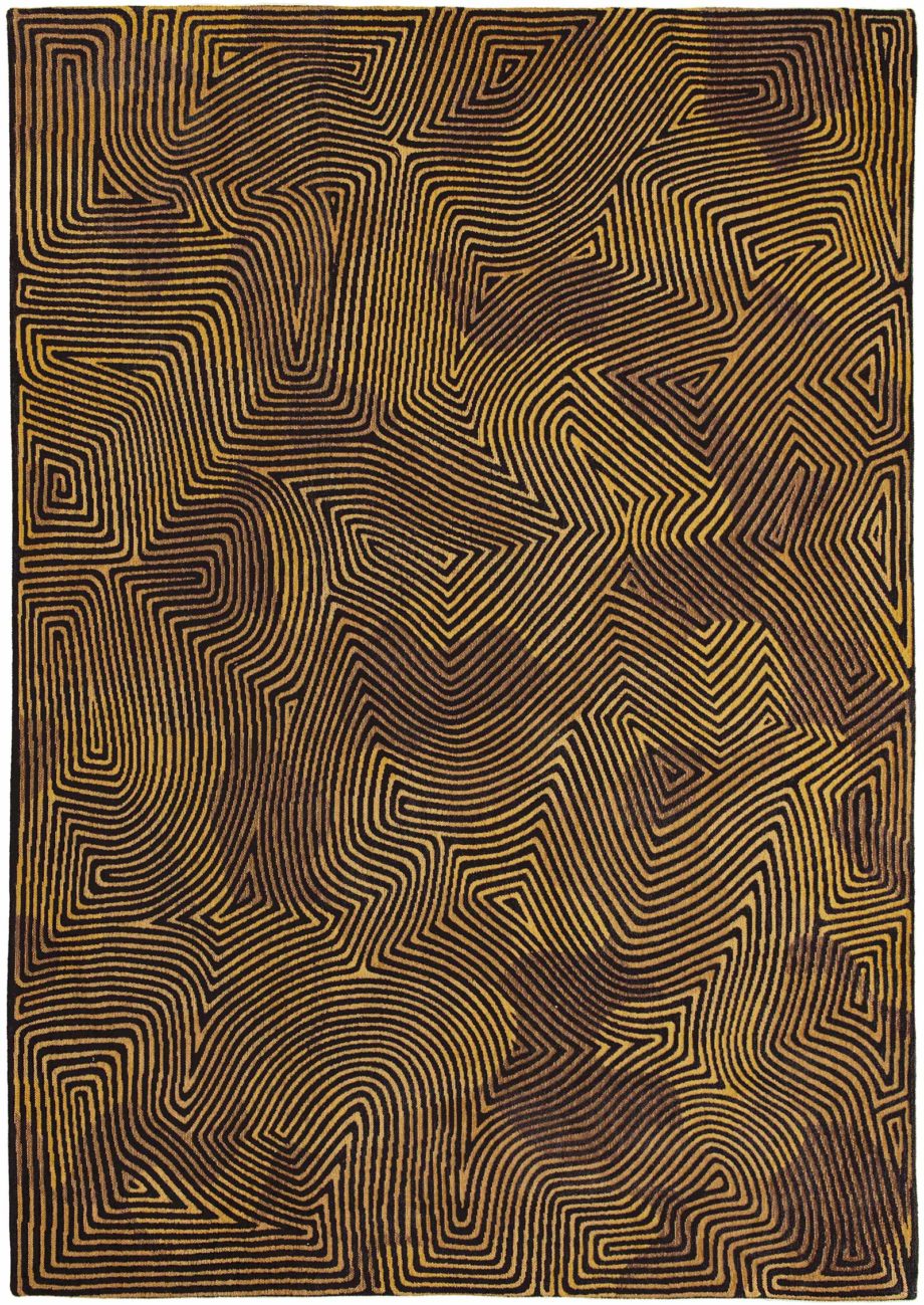 Louis De Poortere tapete LX 9227 Meditation Coral Black Gold