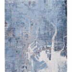 Louis De Poortere tapete Cities Tokyo 9314 Conductive Blue