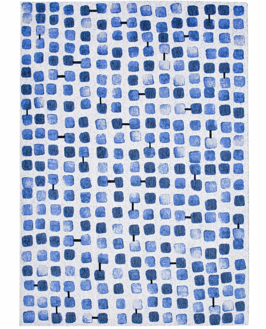Louis De Poortere tapete Craft Cobblestone 9348 Amparo Blues