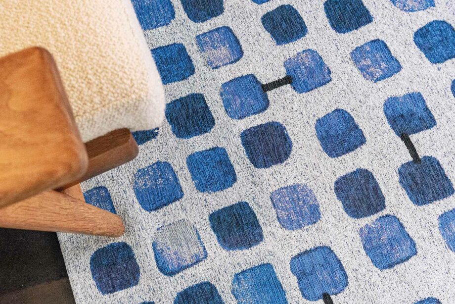 Louis De Poortere tapete Craft Cobblestone 9348 Amparo Blues interior 3