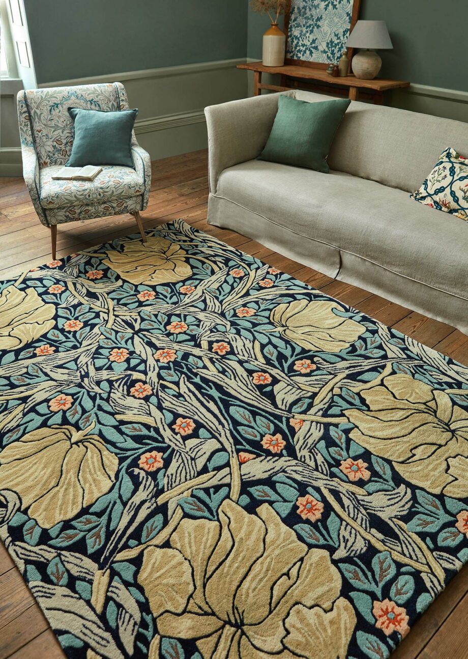 Morris Co Pimpernel Indigo 028818 interior 2