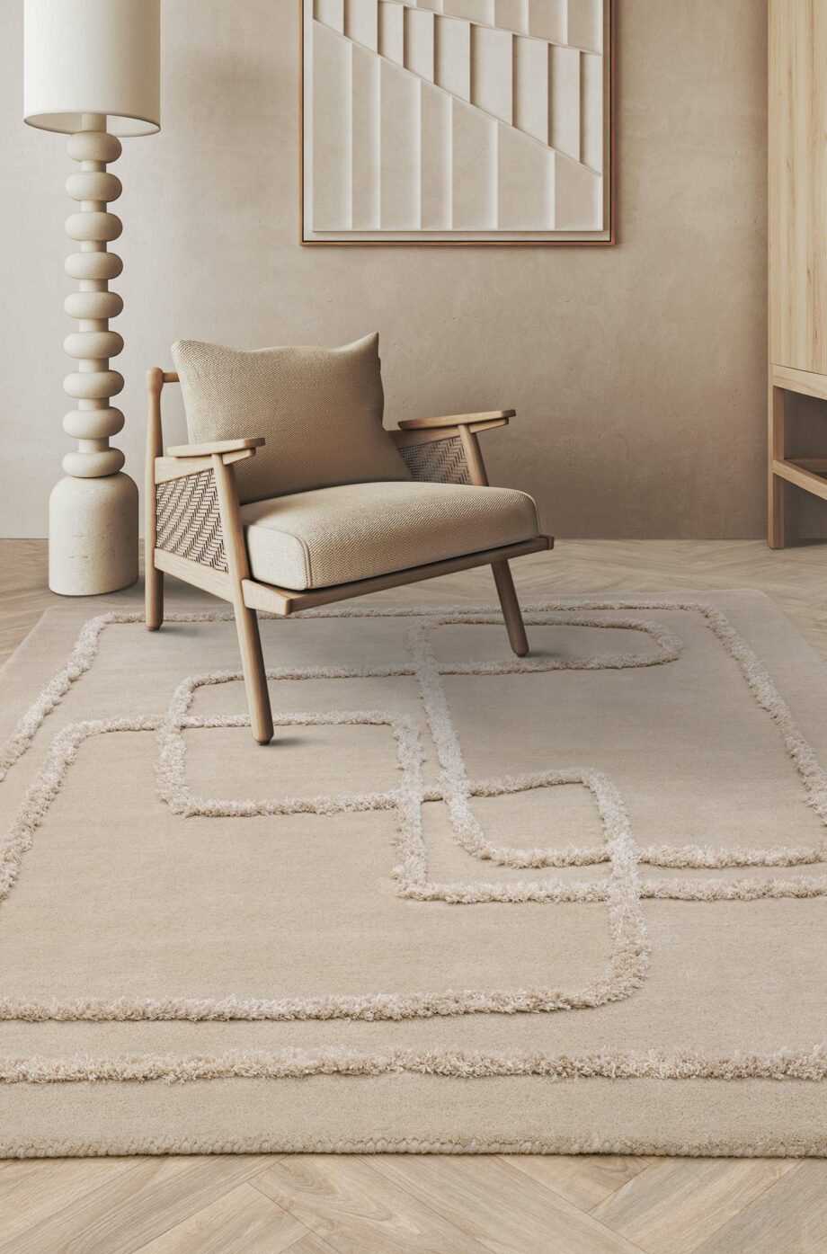 Asiatic tapete 95 Infinity Sand interior new