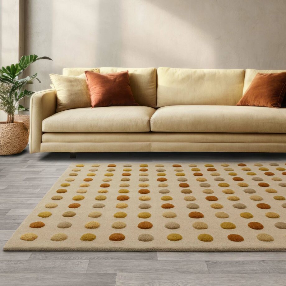 Asiatic tapete Dotty Gold interior new square