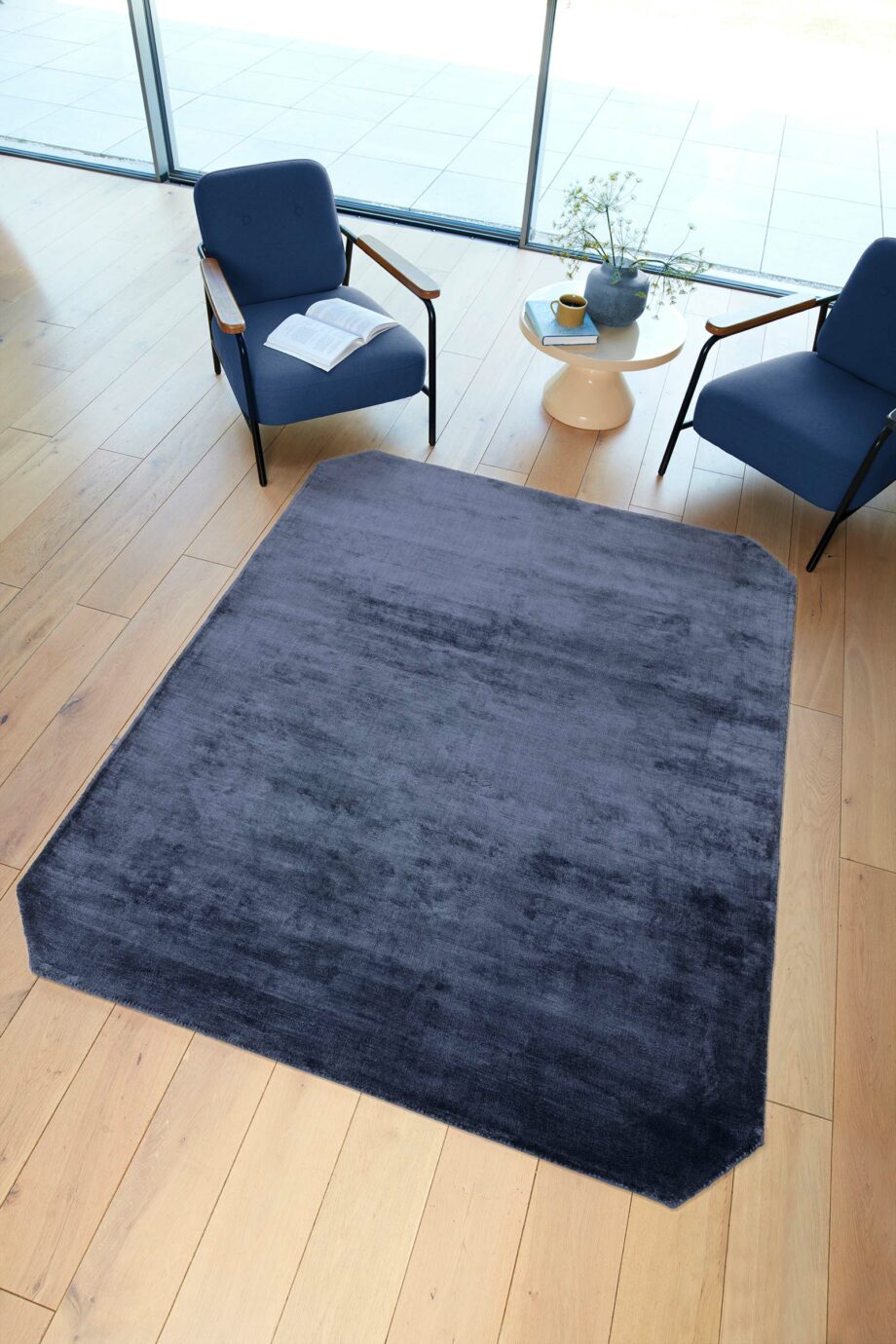 Asiatic tapete Gleam Navy interior