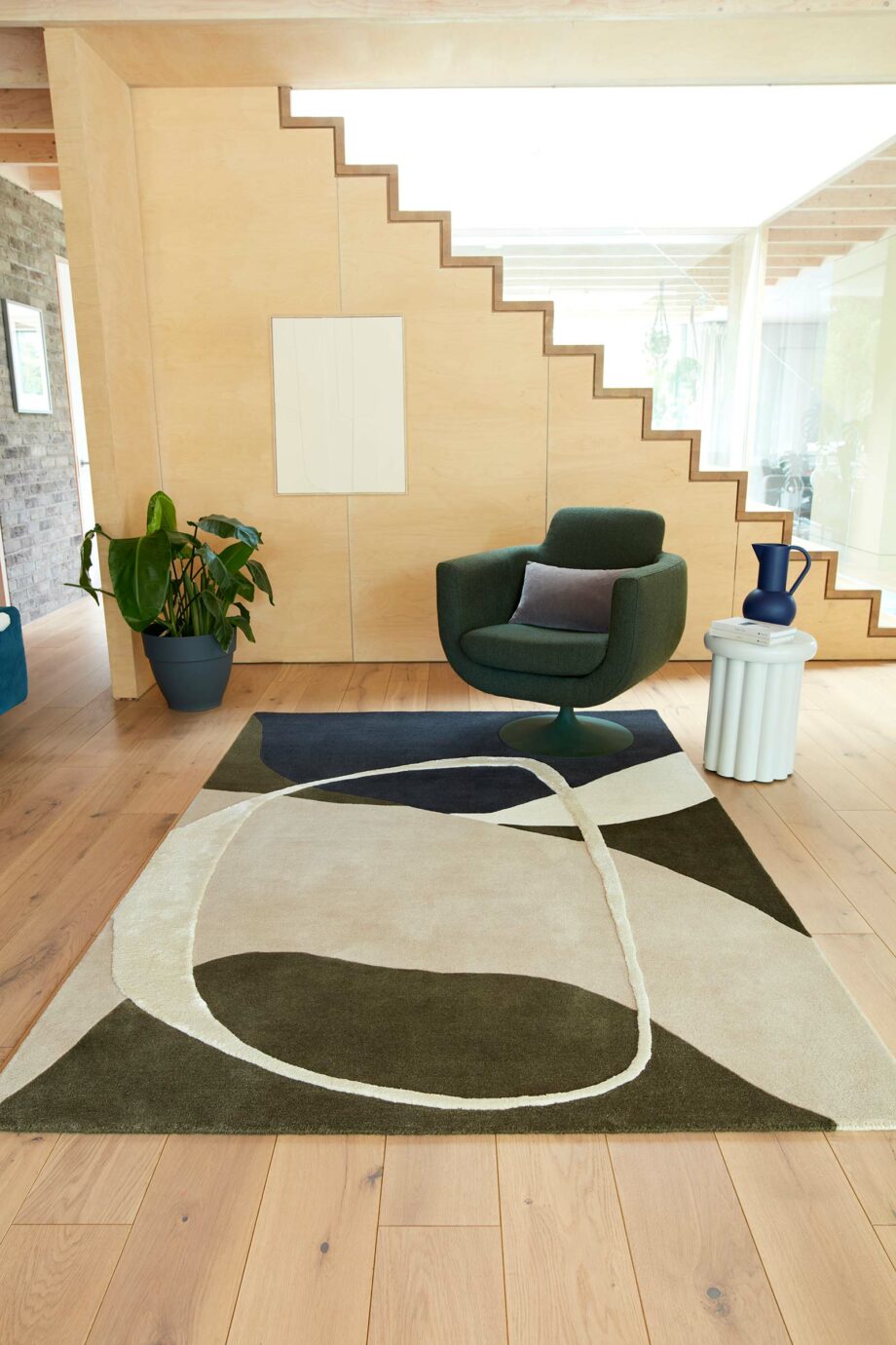 Asiatic tapete Matrix 103 Signature Moss interior