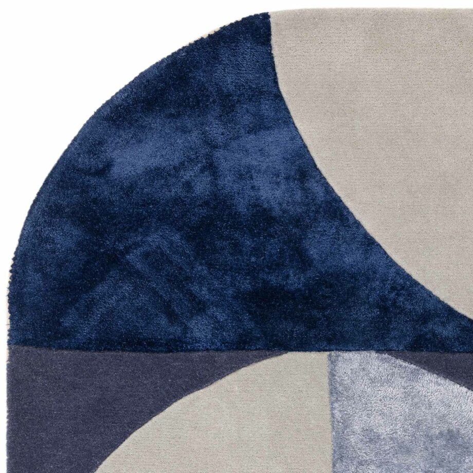 Asiatic tapete Matrix 74 Oval Indigo 2