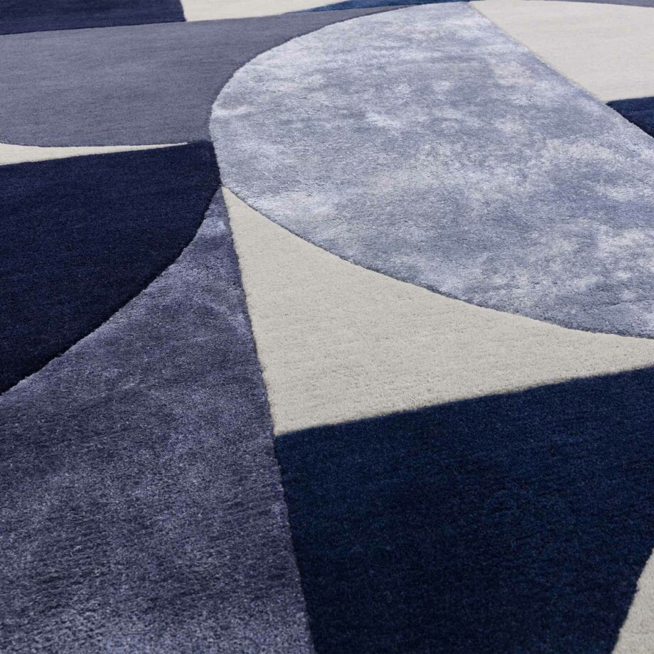 Asiatic tapete Matrix 74 Oval Indigo 4