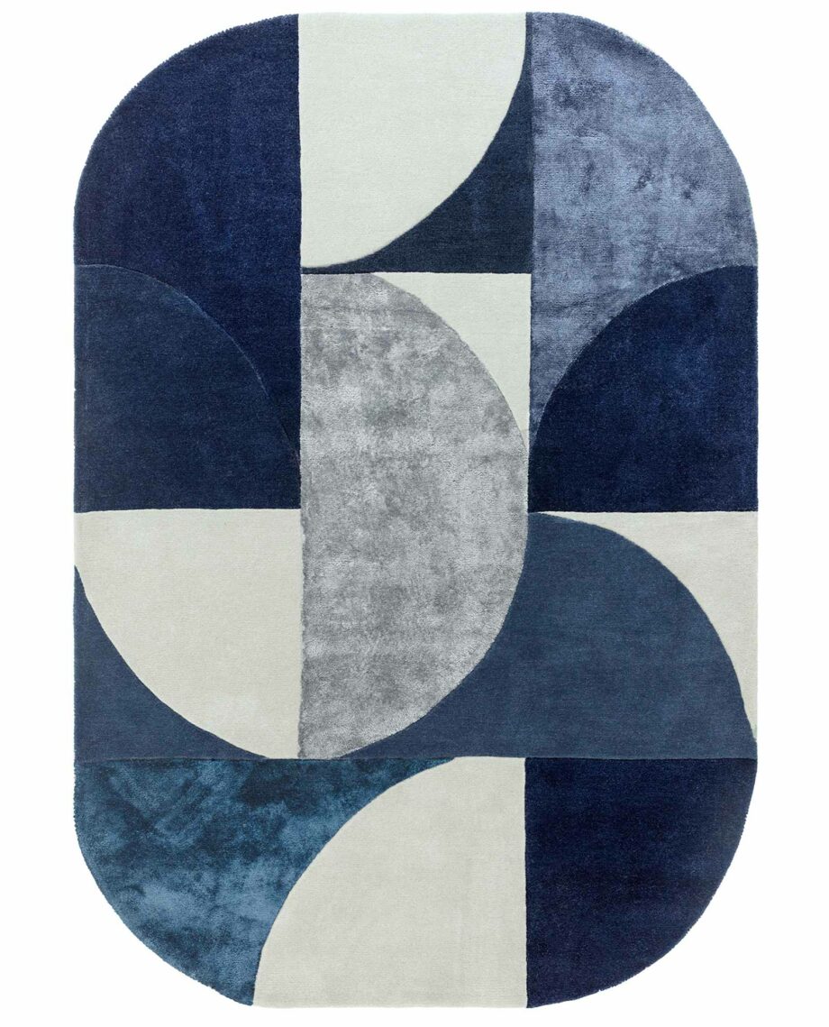 Asiatic tapete Matrix 74 Oval Indigo