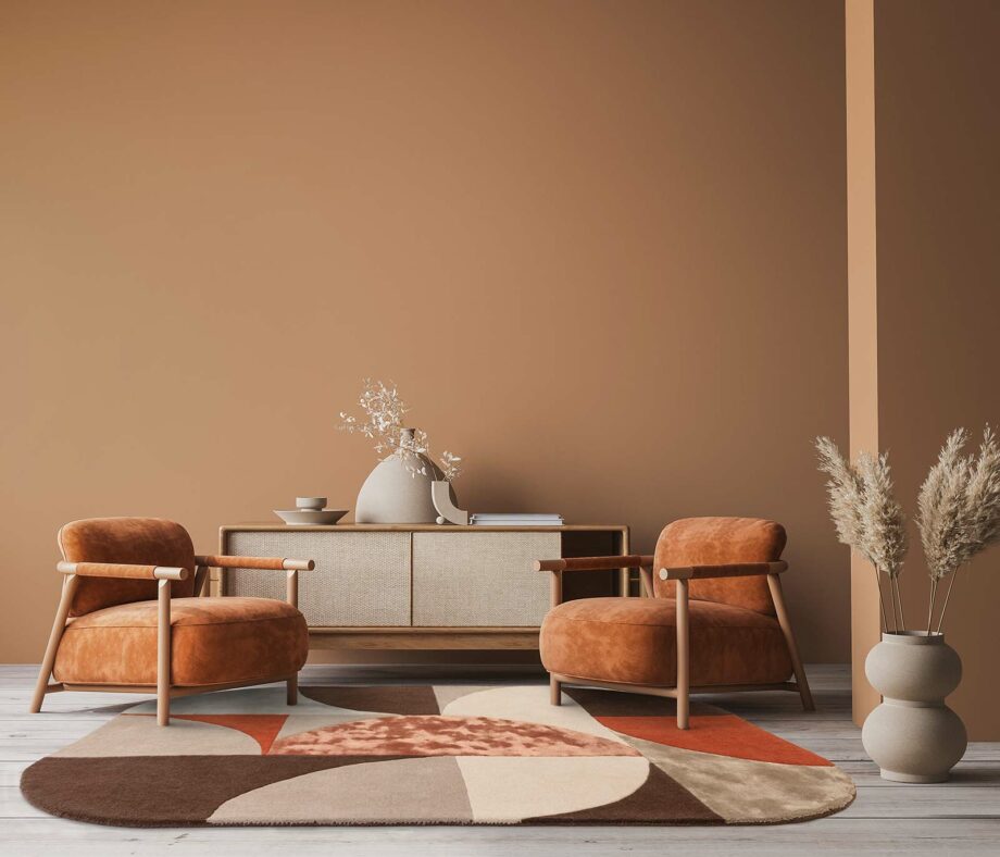 Asiatic tapete Matrix 77 Oval Spice interior