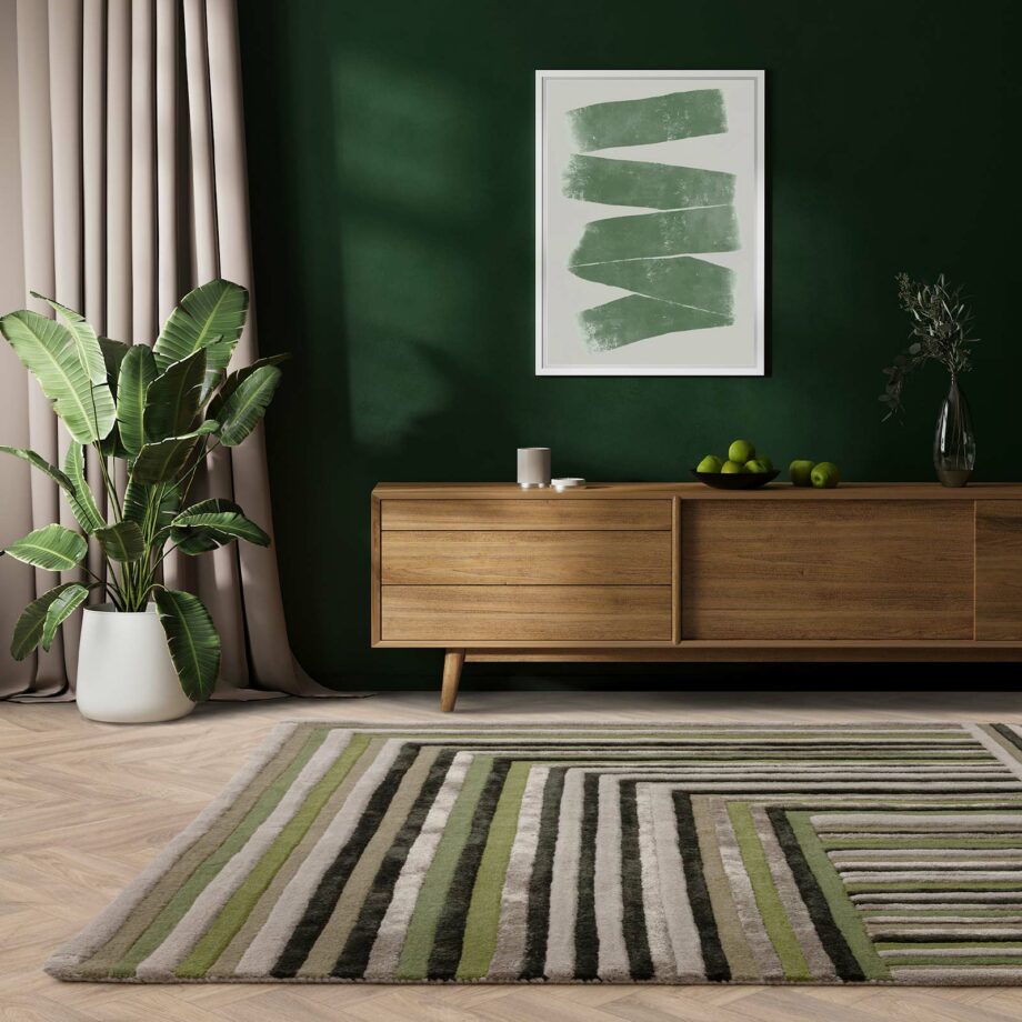 Asiatic tapete Matrix 82 Network Forest interior square