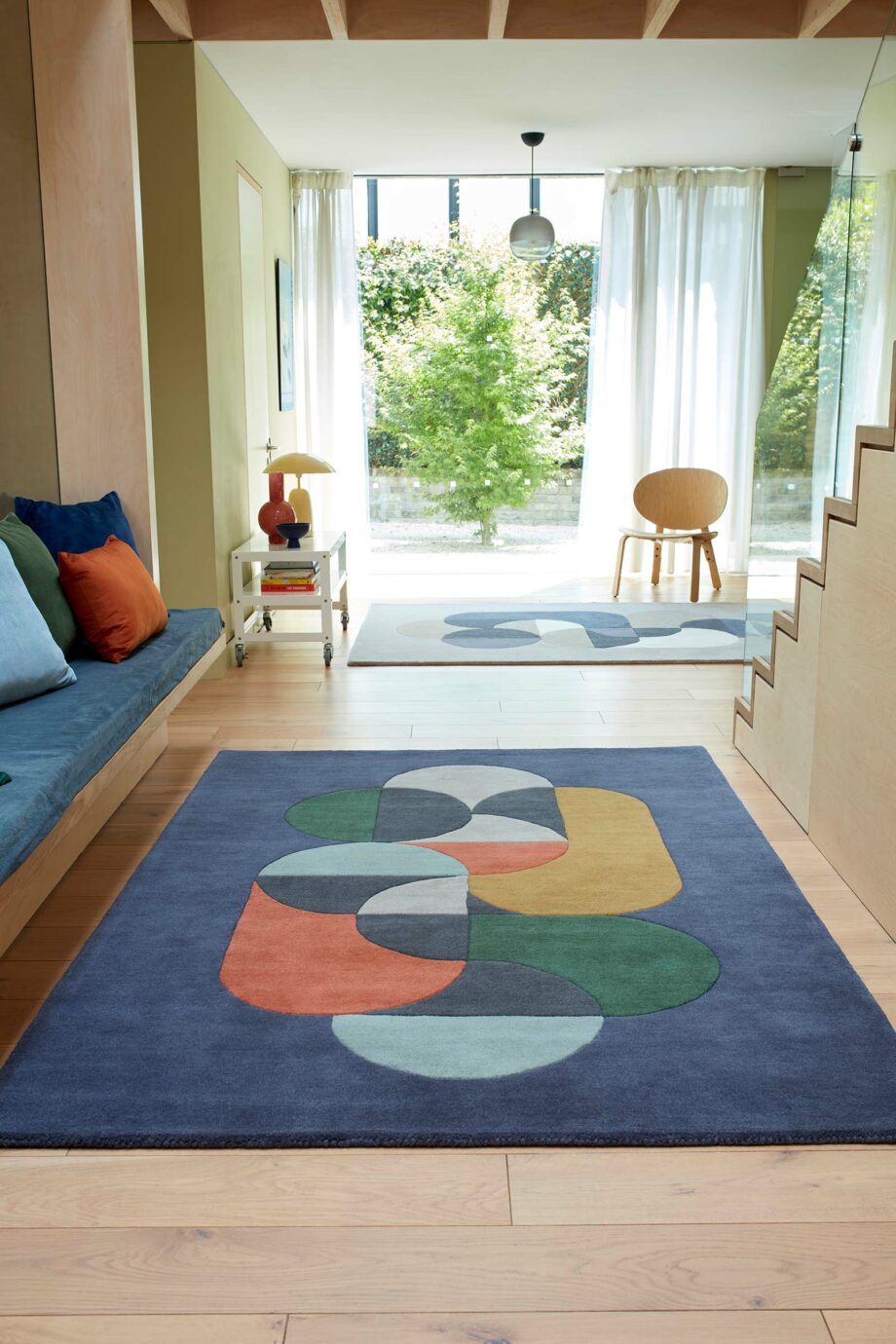 Asiatic tapete Matrix 91 Statement Navy interior