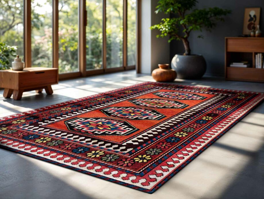Louis De Poortere tapete Antiquarian Antalia 9844 Antalia Red Mix ambiance
