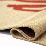Louis De Poortere tapete Craft Ribbon 9847 Imperial Red fold
