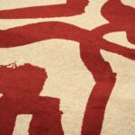 Louis De Poortere tapete Craft Ribbon 9847 Imperial Red zoom 5