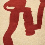 Louis De Poortere tapete Craft Ribbon 9847 Imperial Red zoom vertical