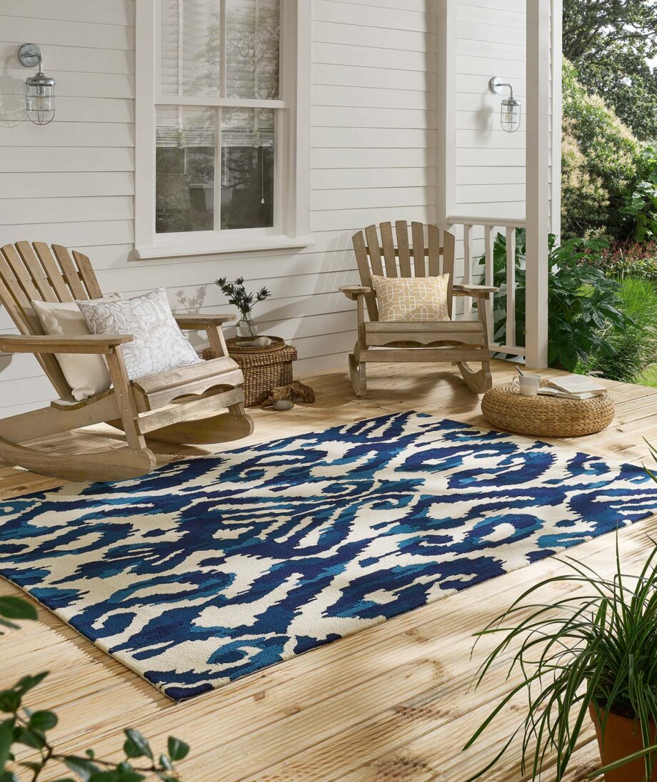 Sanderson Kasuri Indigo 446208 interior B outdoor