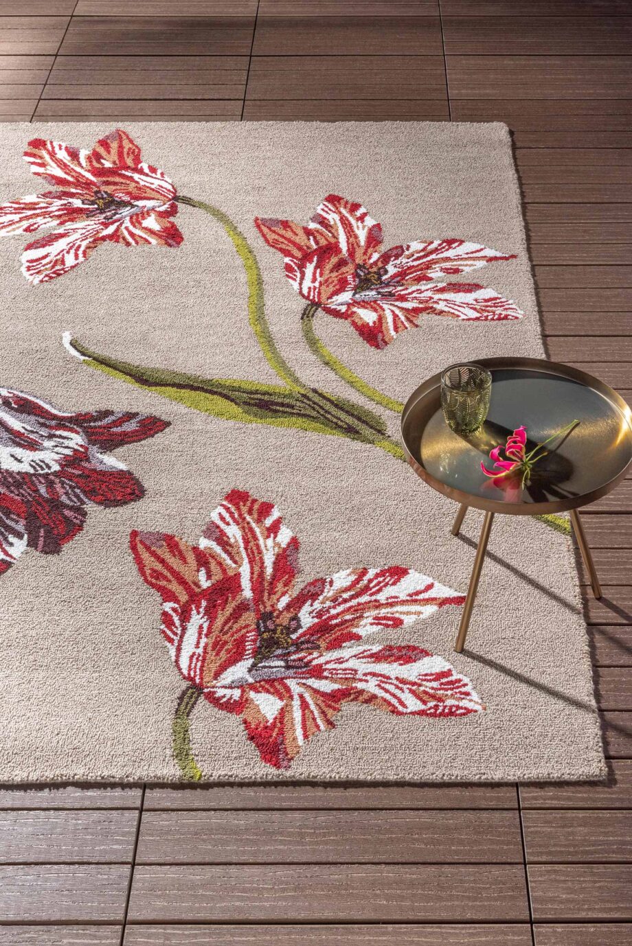 Ted Baker Botanical Tulip Burgundy 455610 interior A PET outdoor