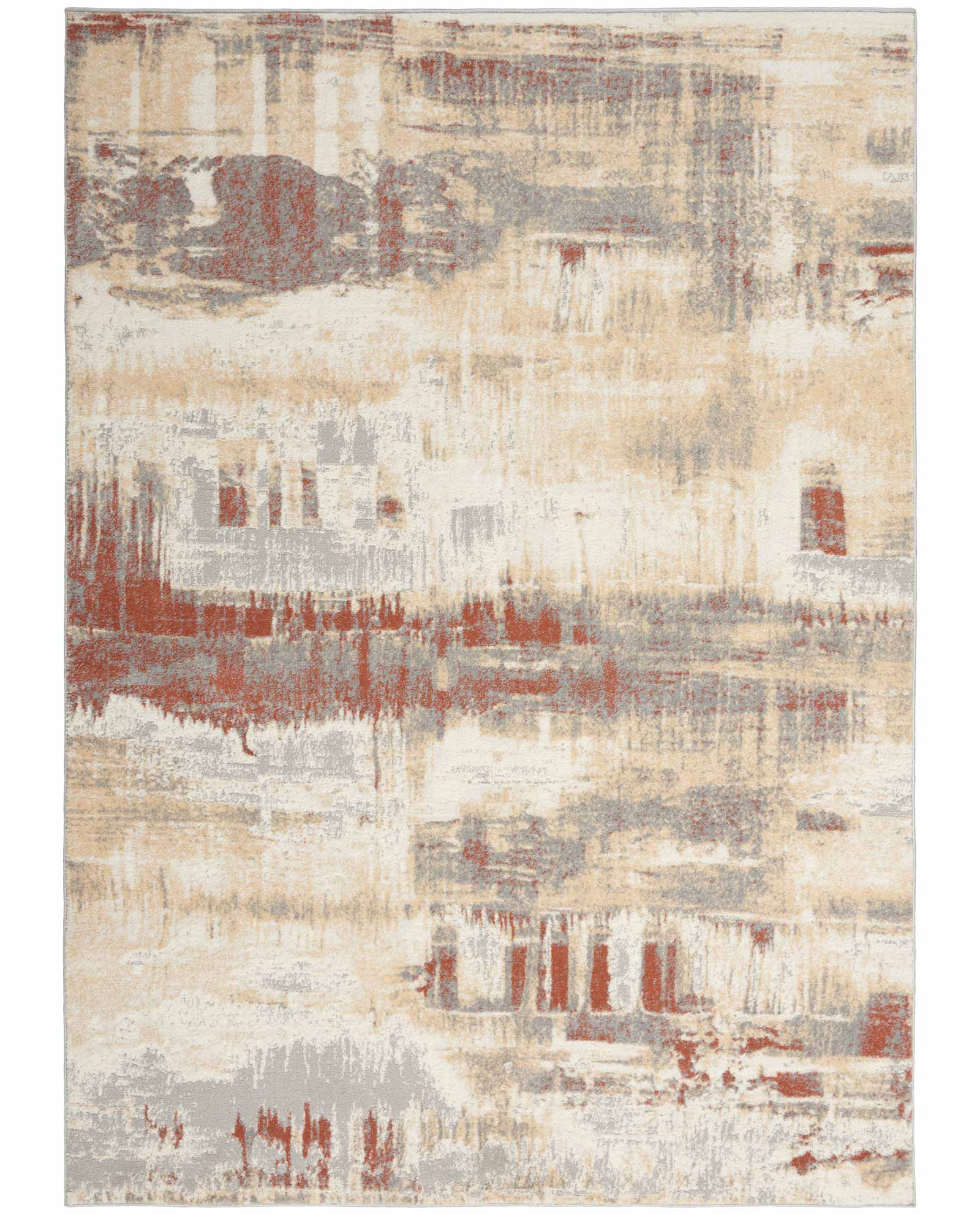 Calvin Klein tapete Enchanting CK005 ECH02 GYRUS GREY RUST 5X7 099446869814