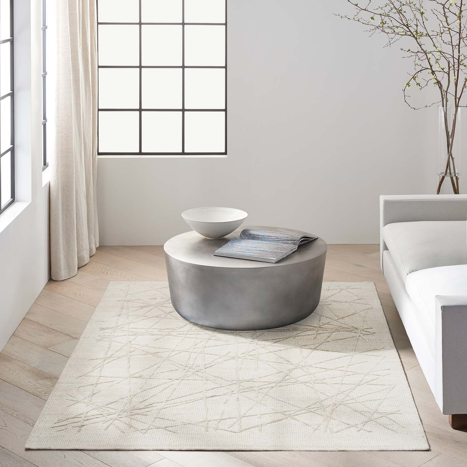 Calvin Klein tapete Wander CK044 WND01 IVGRY IVORY GREY 5x7 099446957047 interior 3