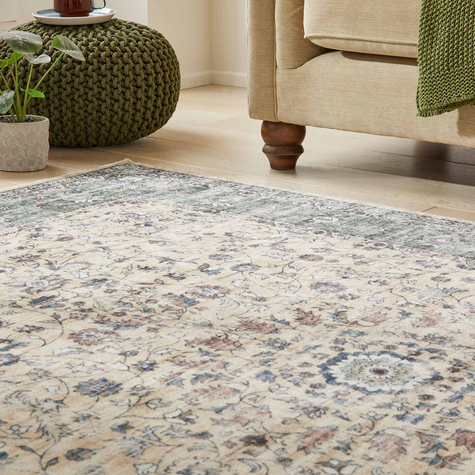 Concept Looms tapete Liberty LIB208 CREAM GREEN 5