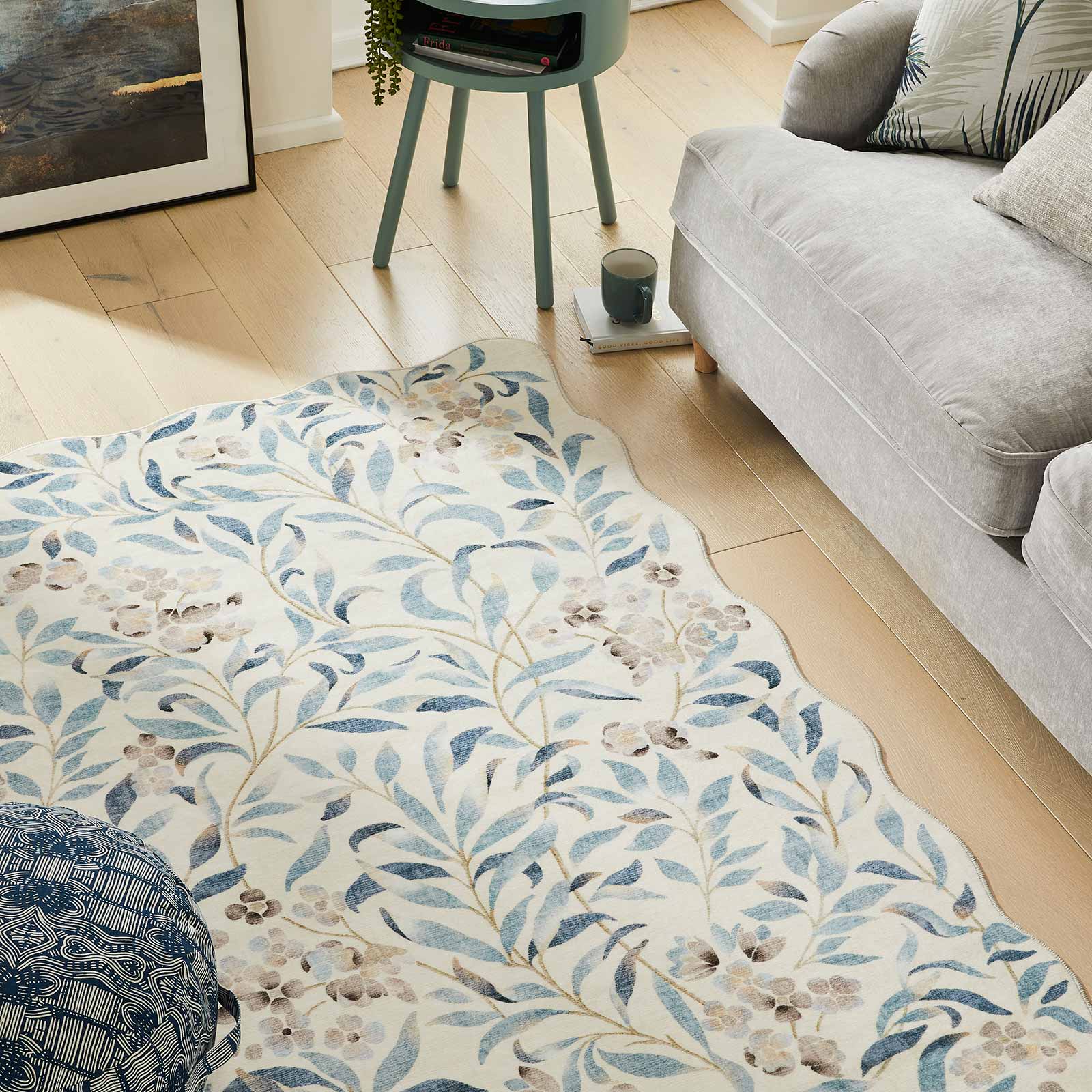 Concept Looms tapete Liberty LIB301 IVORY BLUE 2