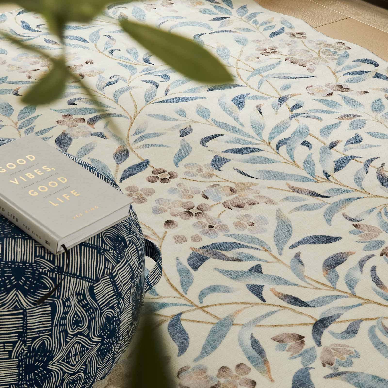 Concept Looms tapete Liberty LIB301 IVORY BLUE 5