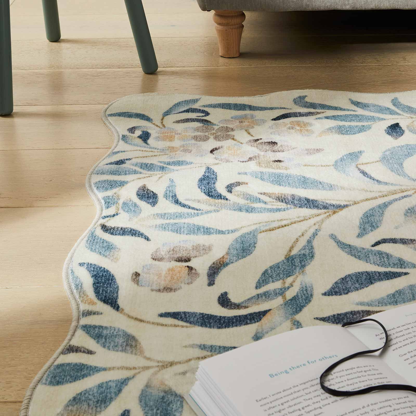 Concept Looms tapete Liberty LIB301 IVORY BLUE 7