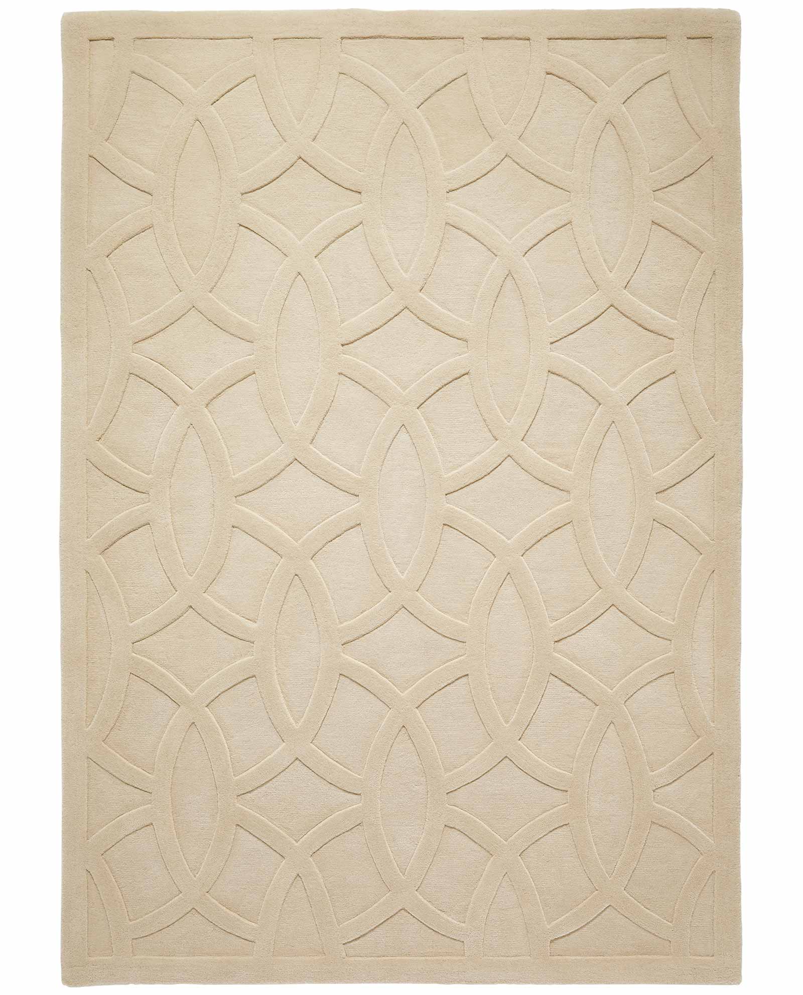 Concept Looms tapete Priory PR 101 CIRCLES BEIGE frontal