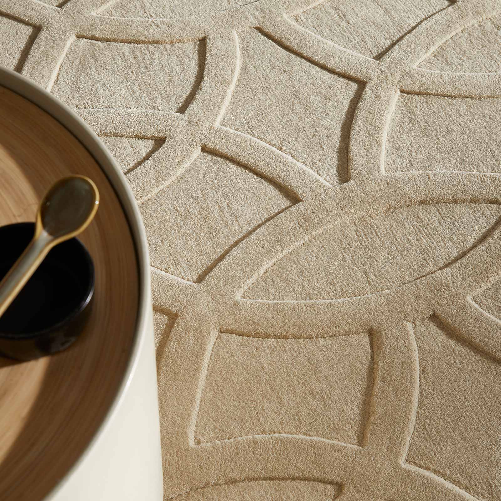 Concept Looms tapete Priory PR 101 CIRCLES BEIGE interior 3