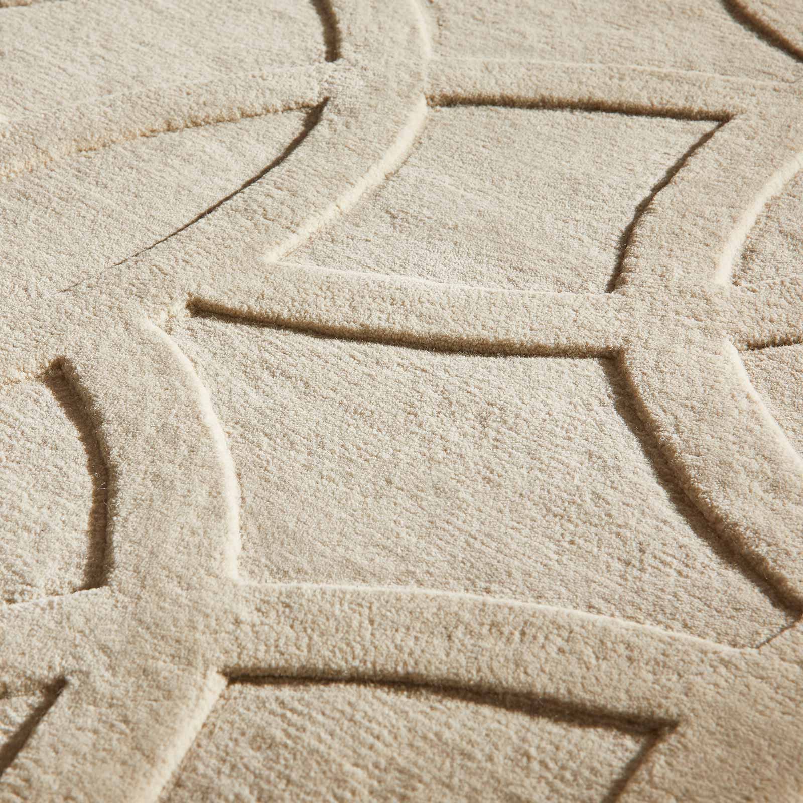 Concept Looms tapete Priory PR 101 CIRCLES BEIGE pile