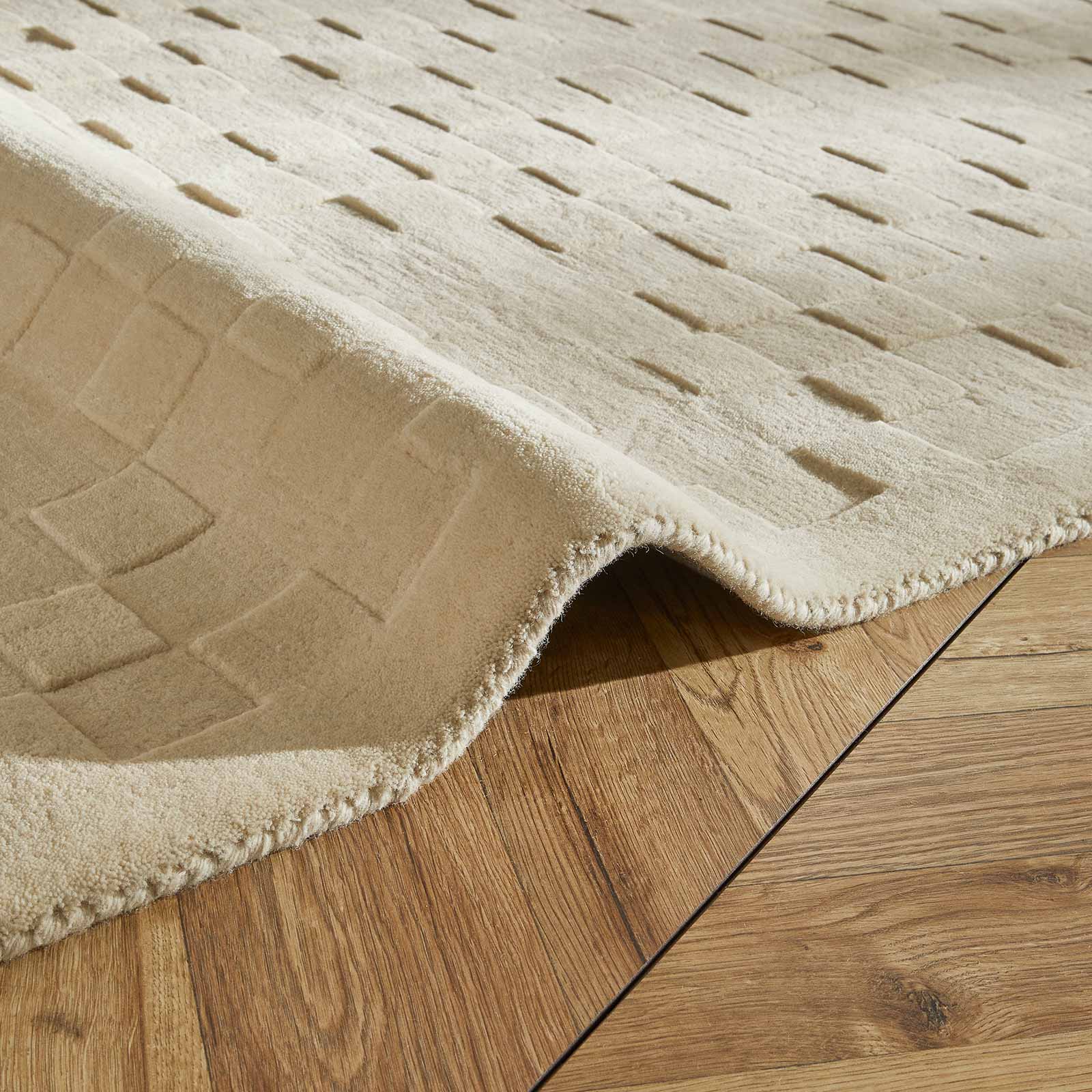 Concept Looms tapete Priory PR 102 SQUARES IVORY roll