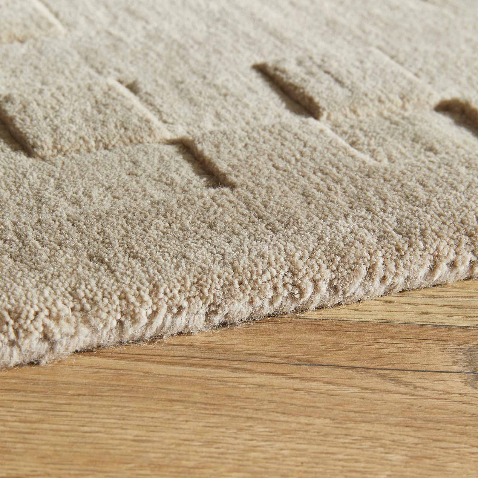 Concept Looms tapete Priory PR 102 SQUARES TAUPE border