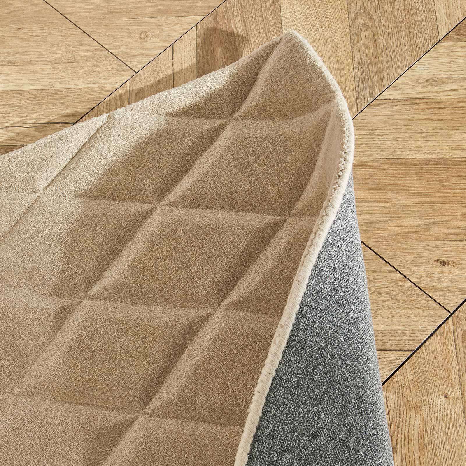 Concept Looms tapete Priory PR 103 DIAMONDS TAUPE corner