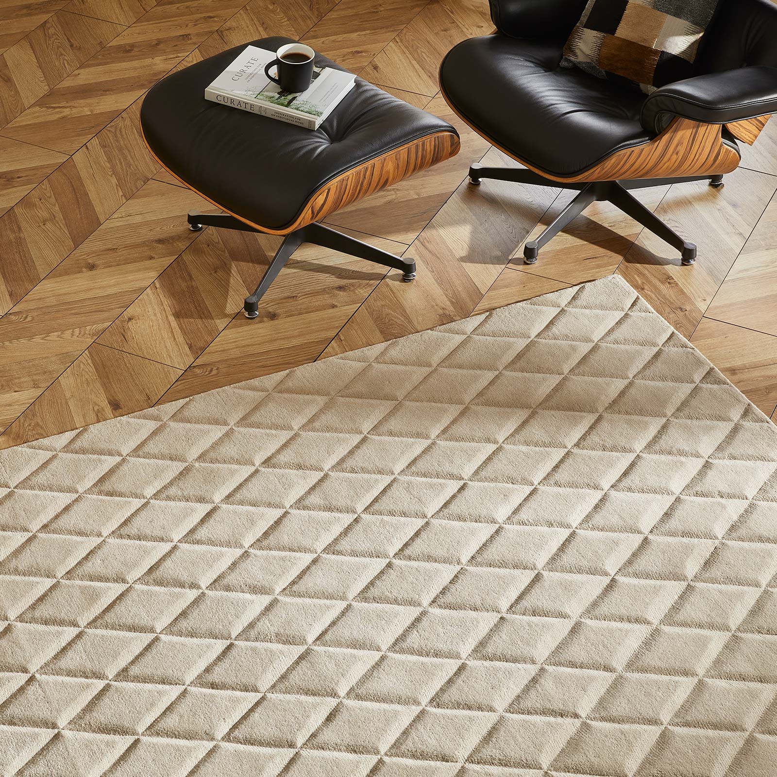 Concept Looms tapete Priory PR 103 DIAMONDS TAUPE zoom