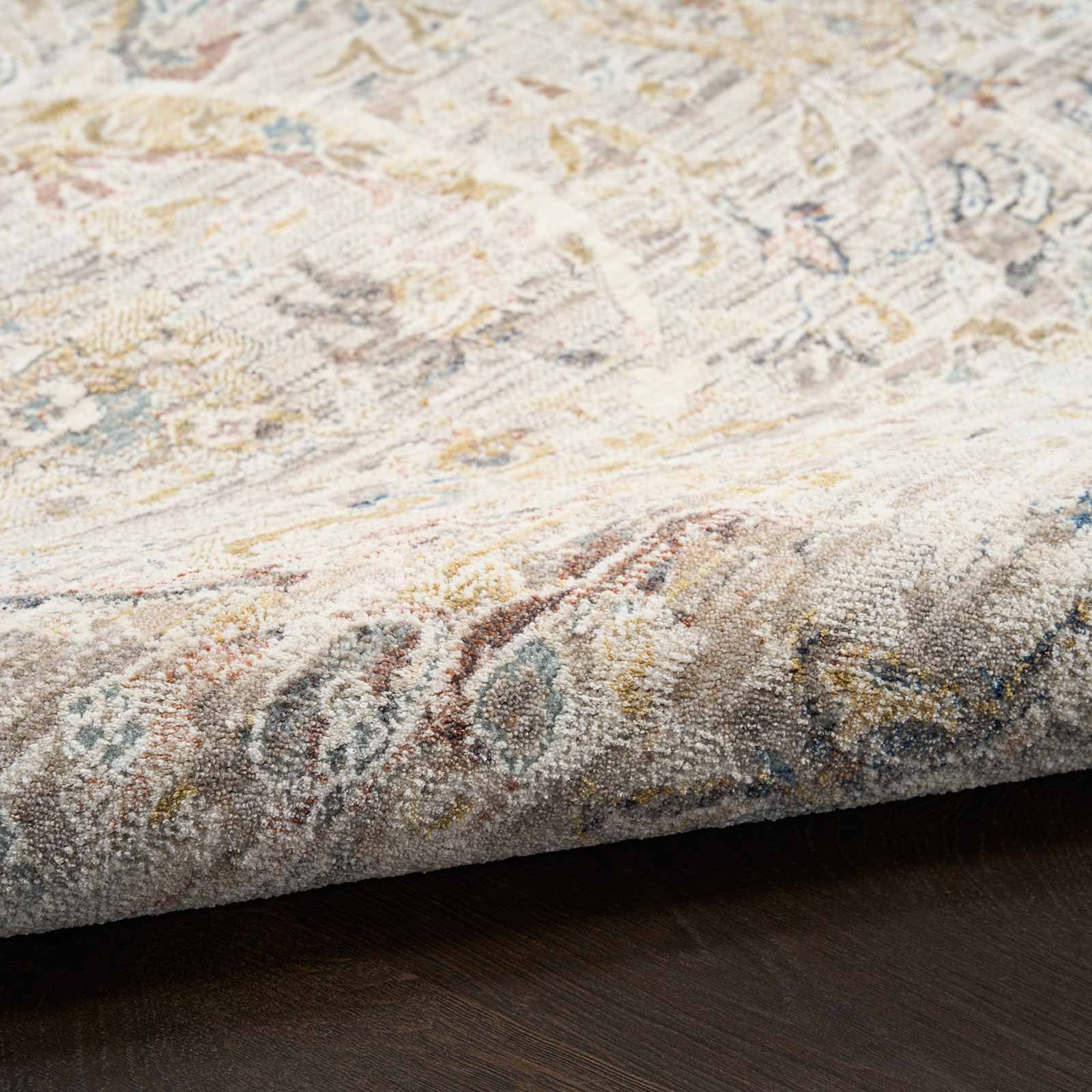 Nourison tapete Antique Fusion ANF03 LTGRY LIGHT GREY 5x8 841491157879 texture 1
