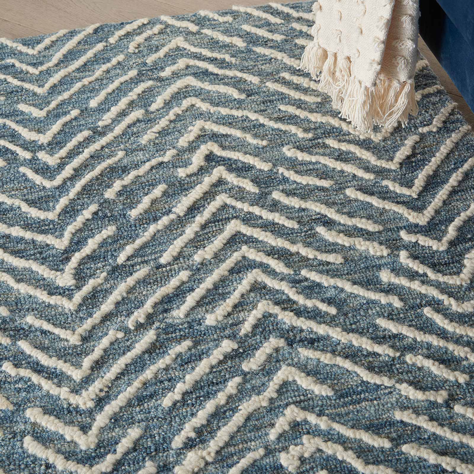 Nourison tapete Colorado CLR02 INDIV INDIGO IVORY 5x7 099446786333 interior 2