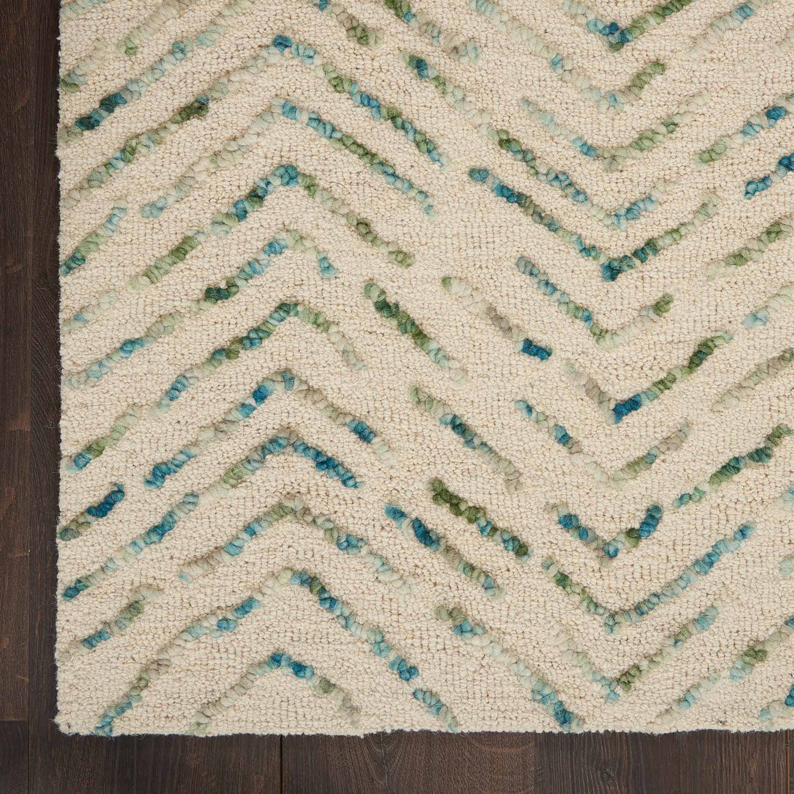 Nourison tapete Colorado CLR02 IVGRE IVORY GREEN 5X7 099446786401 CR