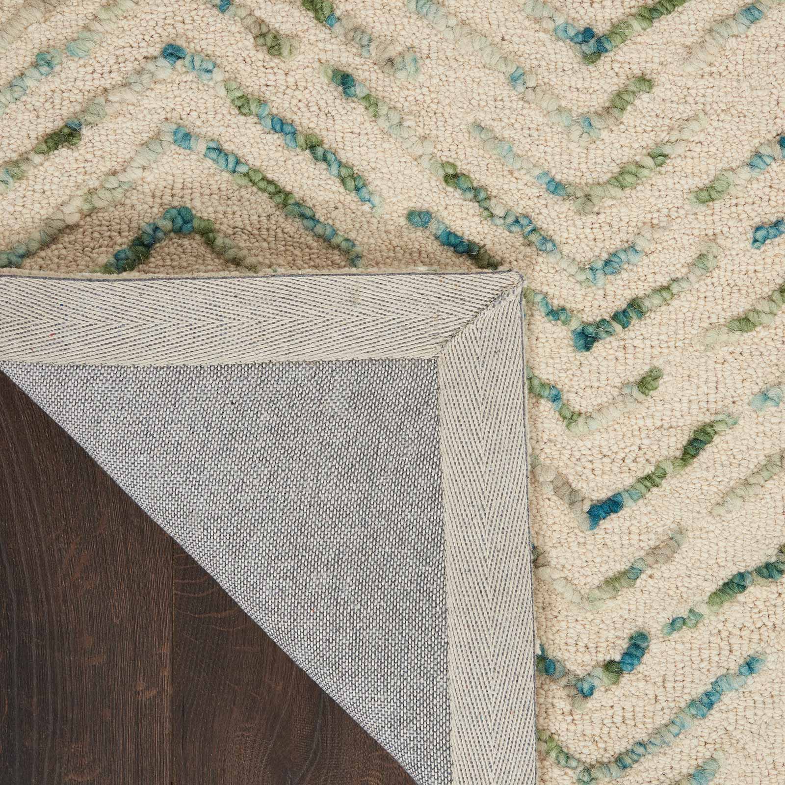 Nourison tapete Colorado CLR02 IVGRE IVORY GREEN 5X7 099446786401 CRB