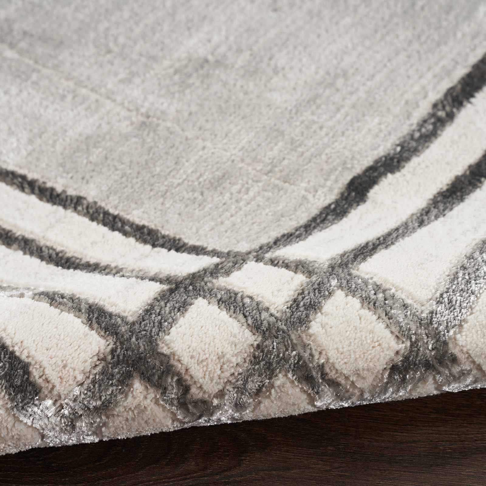 Nourison tapete Desire DSR01 GRSIL GREY SILVER 5X7 099446128652 TX01