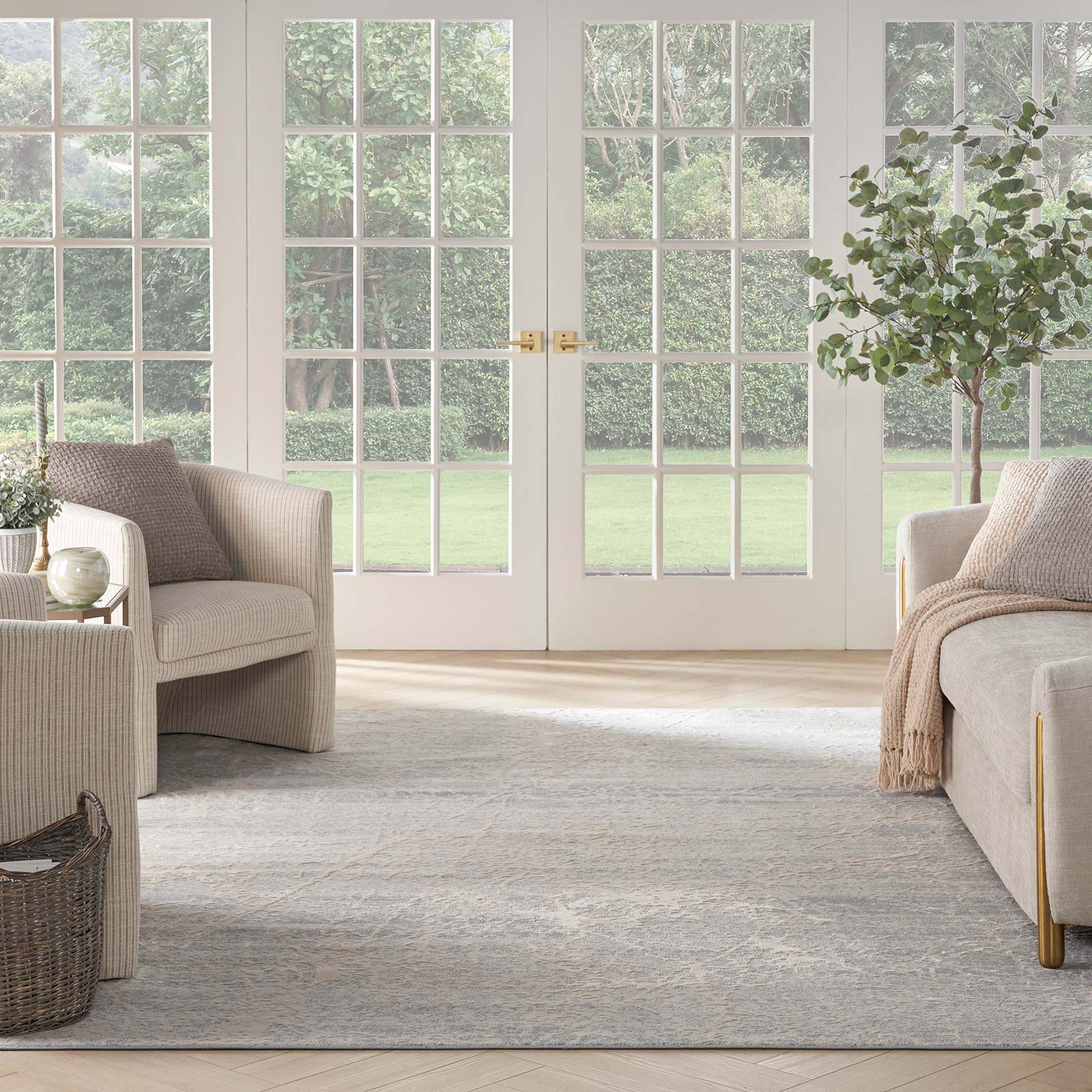 Nourison tapete Exhale EXL02 IVGRY IVORY GREY 8x10 099446955159 interior 3