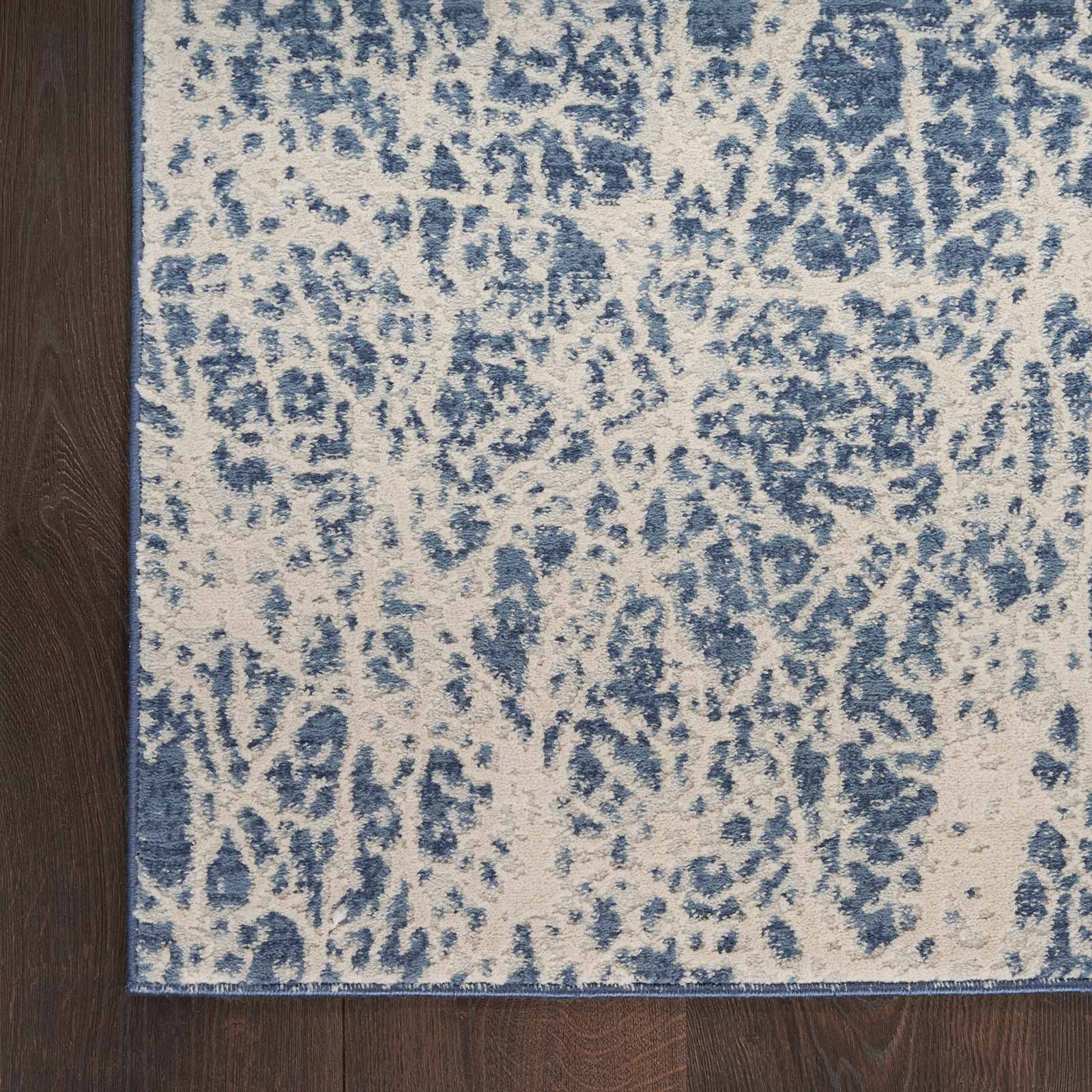 Nourison tapete Exhale EXL02 NAVIV NAVY IVORY 5x7 099446954916 corner