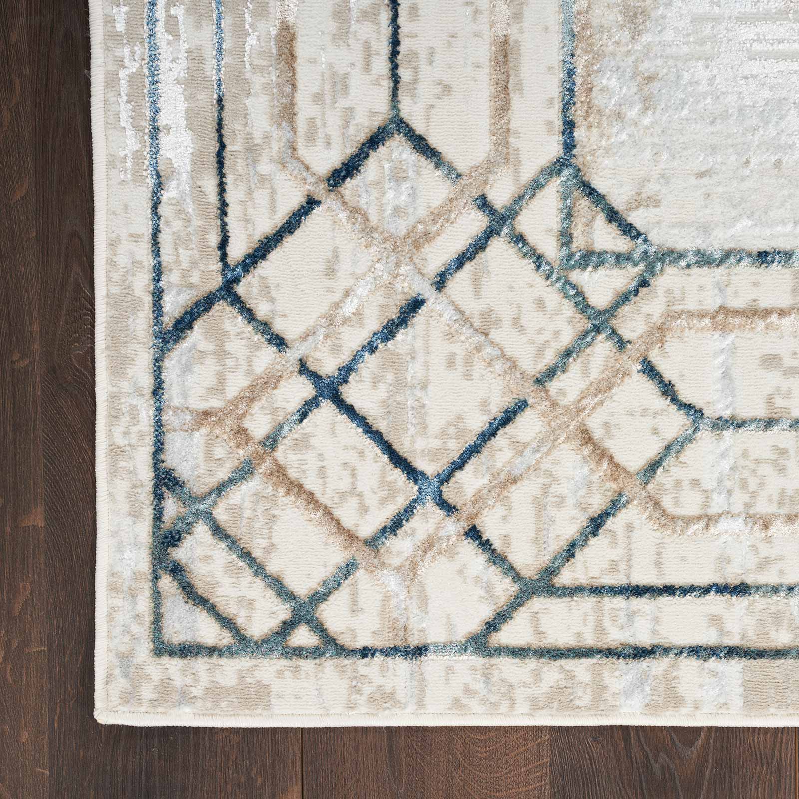 Nourison tapete Glitz GLZ03 IVTAU IVORY TAUPE 5X7 099446134219 CR