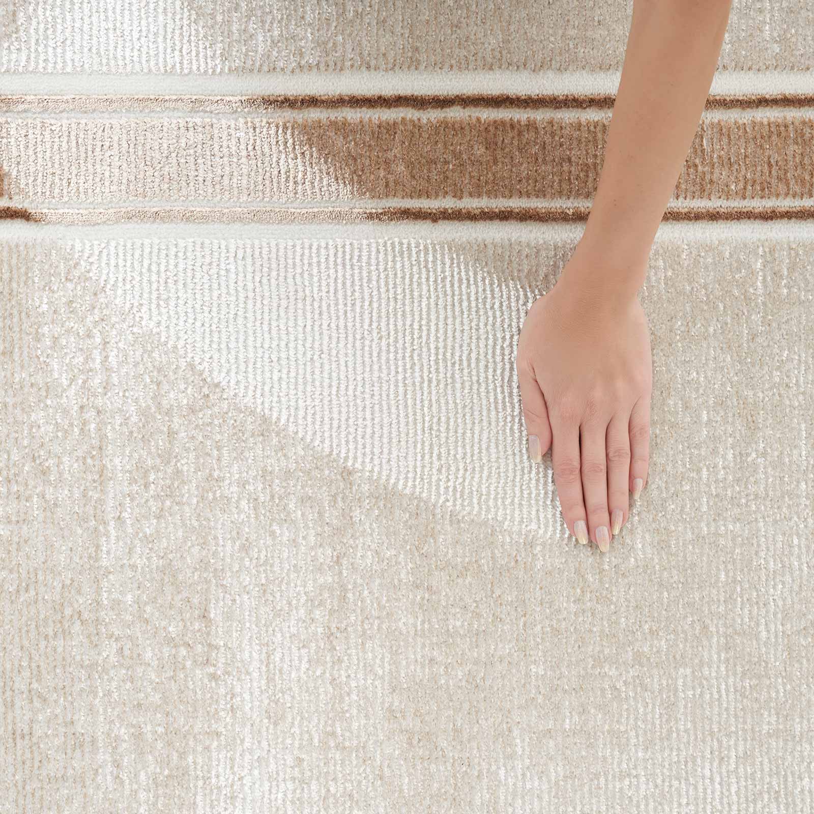 Nourison tapete Glitz GLZ08 IVCRM IVORY CREAM 5X7 099446134691 HAND