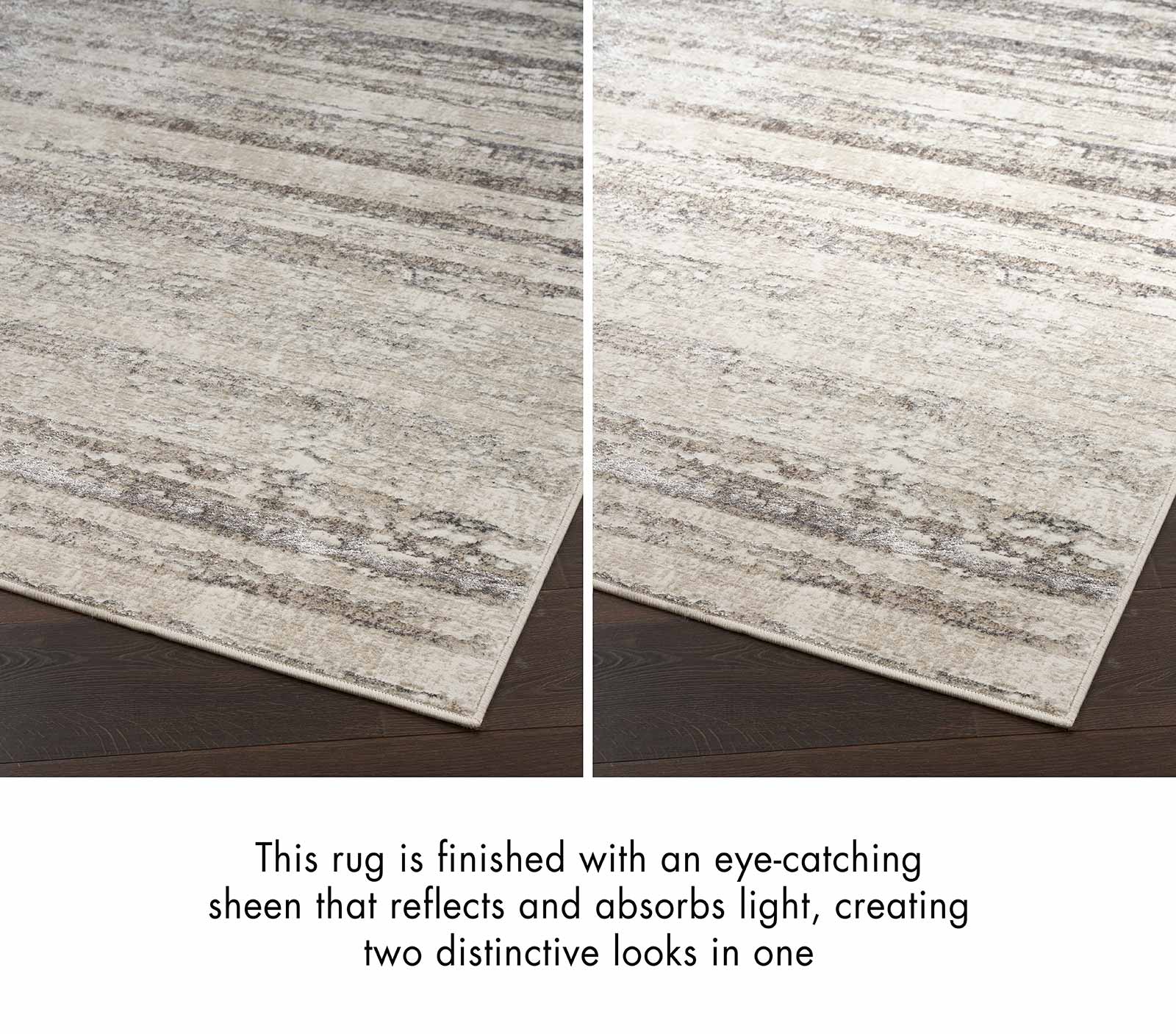 Nourison tapete Glitz GLZ10 CRMGY CREAM GREY 5x7 099446904058 LIGHT DARK TX03
