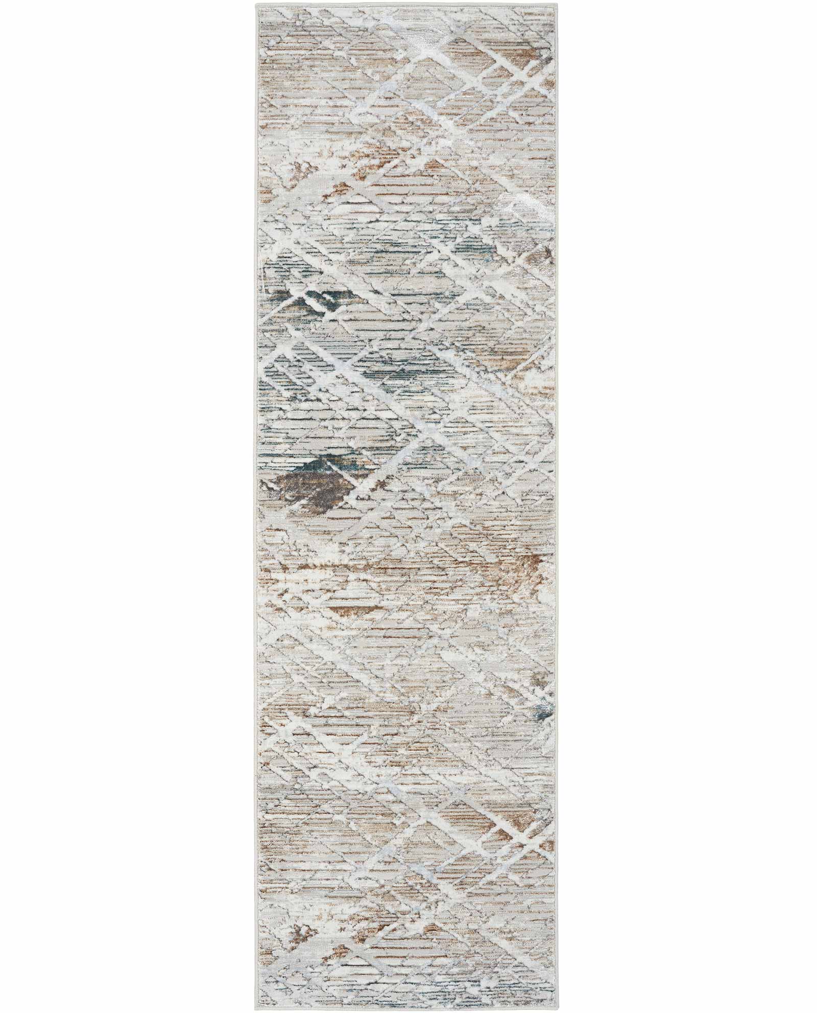 Nourison tapete Glitz GLZ11 GRYMT GREY MULTICOLOR 2x8 099446912039