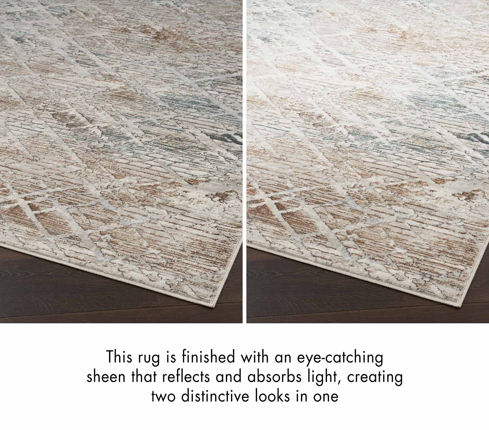 Nourison tapete Glitz GLZ11 GRYMT GREY MULTICOLOR 5x7 099446912022 LIGHT DARK TX03