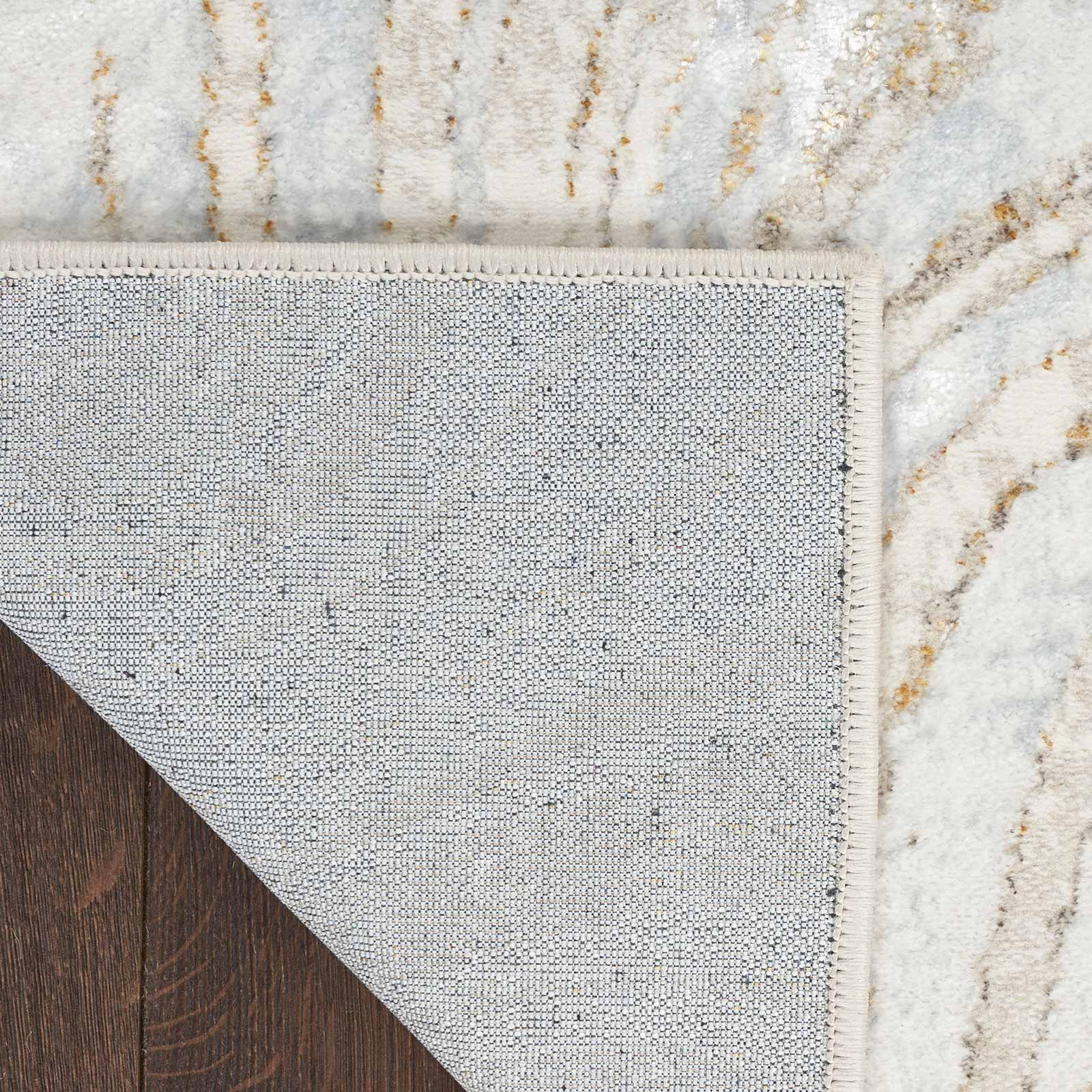 Nourison tapete Glitz GLZ22 GRYGD GREY GOLD 5x7 099446951205 CRB