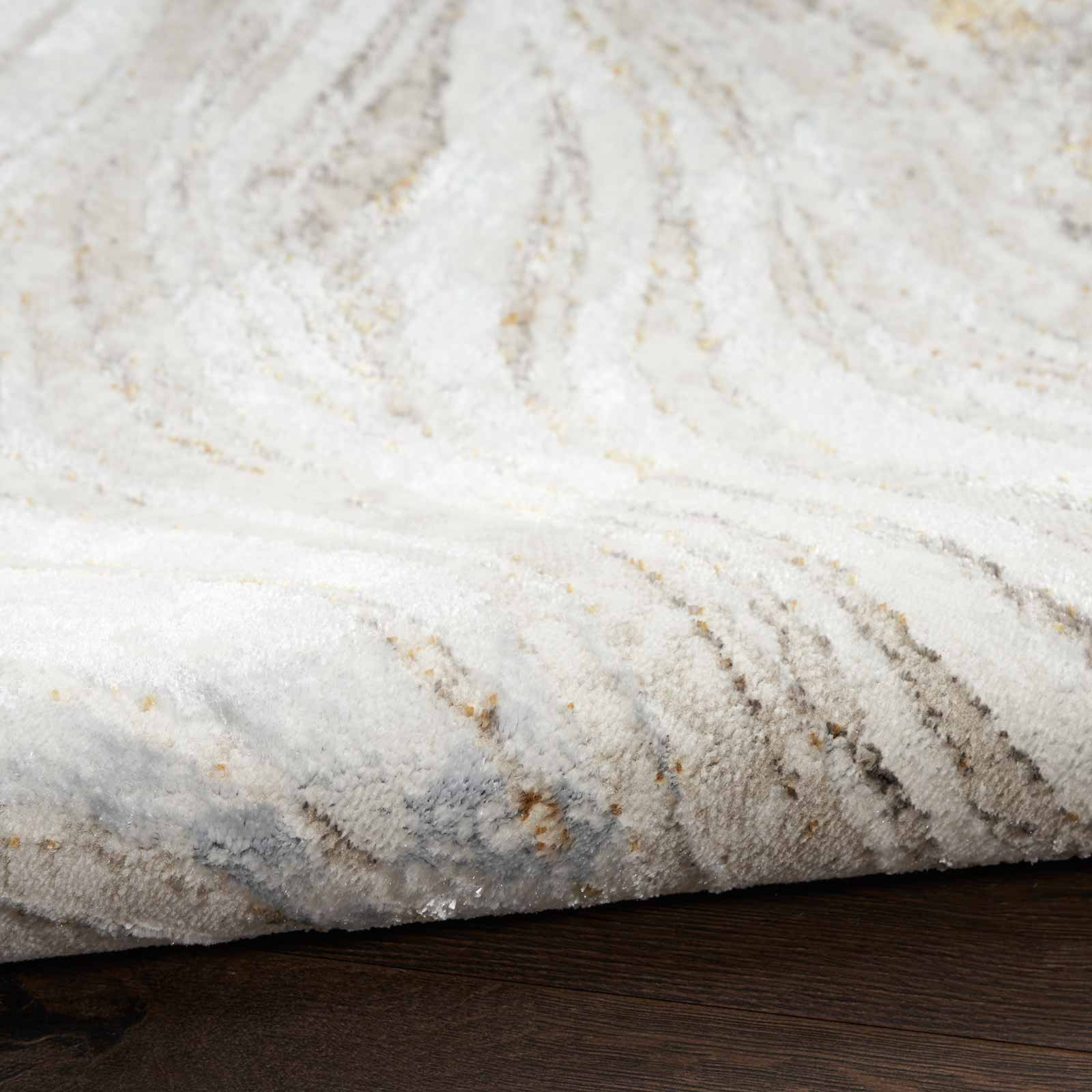 Nourison tapete Glitz GLZ22 GRYGD GREY GOLD 5x7 099446951205 TX01